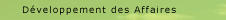 Developpement des Affaires