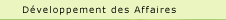 Developpement des Affaires